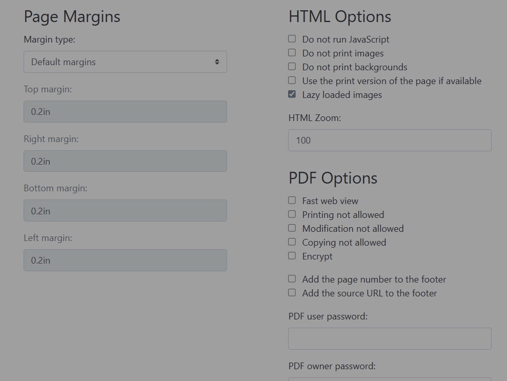 Compare: HTML to PDF vs PDFCrowd