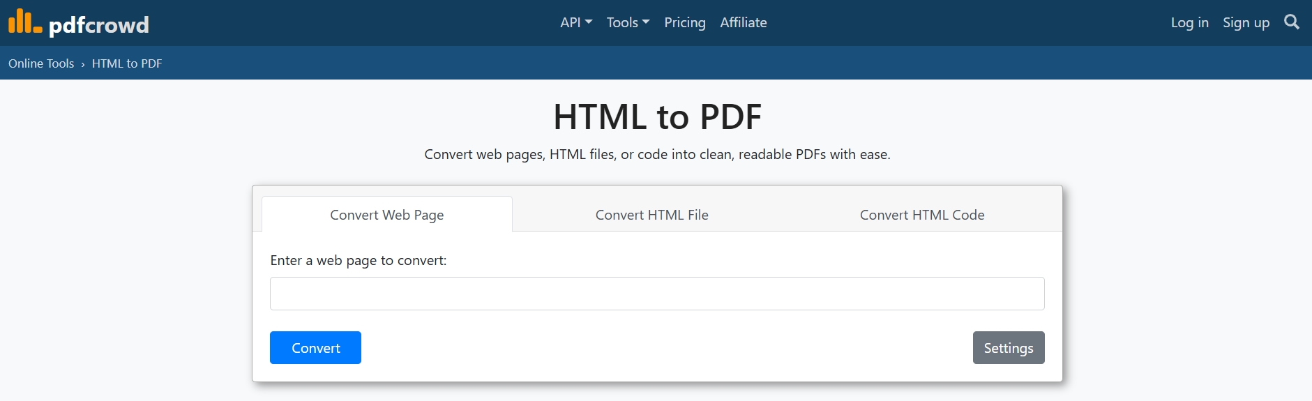 Compare: HTML to PDF vs PDFCrowd
