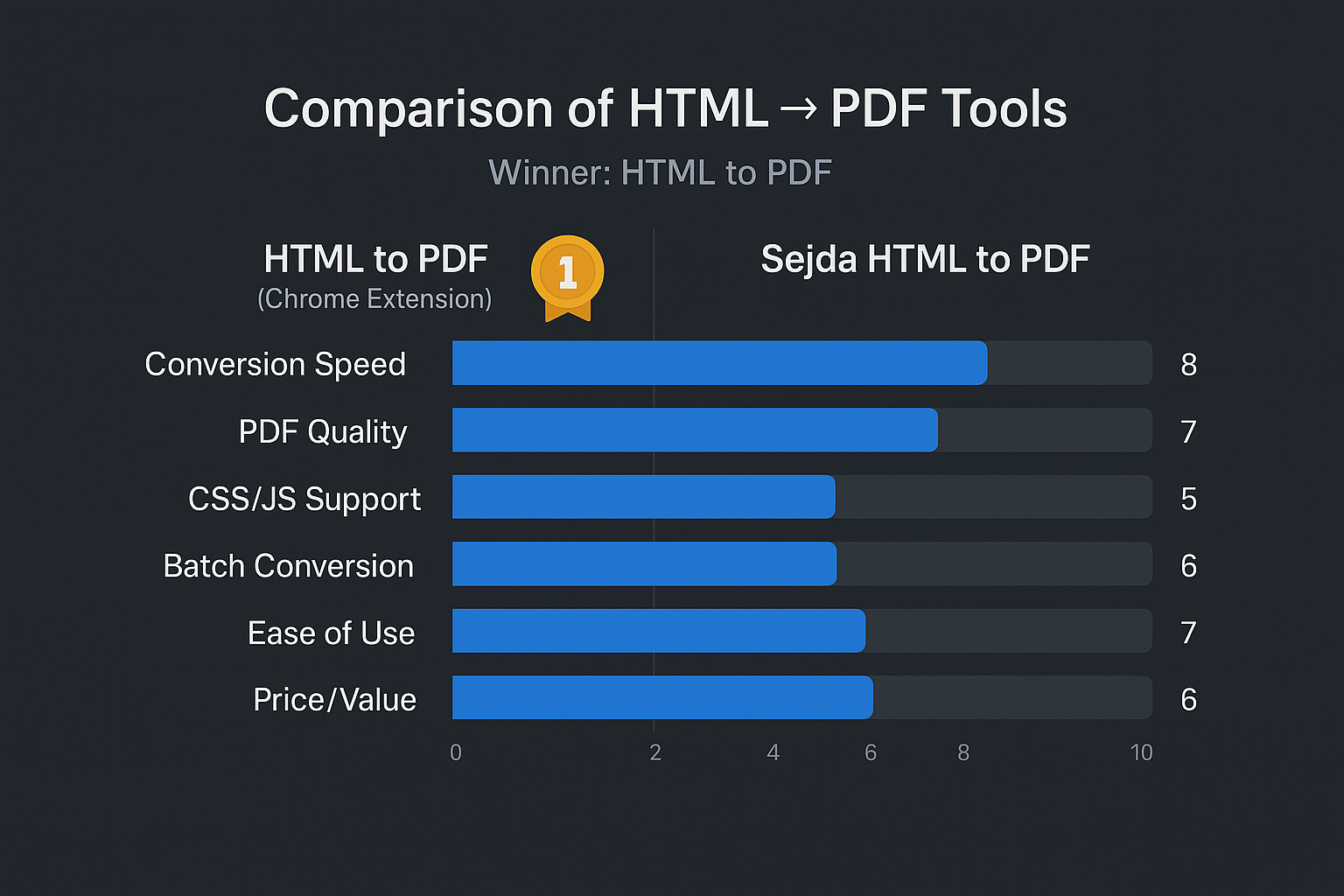 HTML to PDF Chrome Extension vs Sejda: Which Tool Wins in 2025?